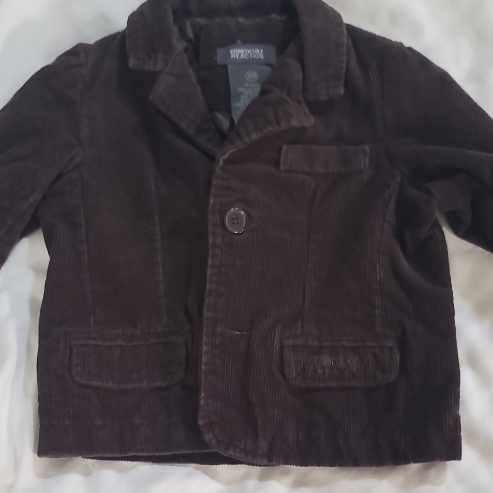 Kenneth Cole Reaction Dark Brown Kids Blazer